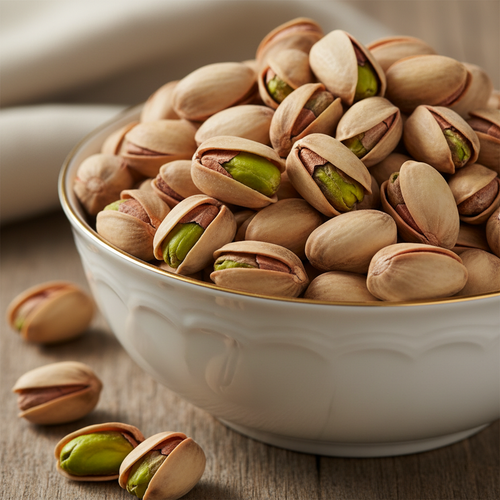 Jumbo Big Pista - Premium roasted pistachios with vibrant green kernels